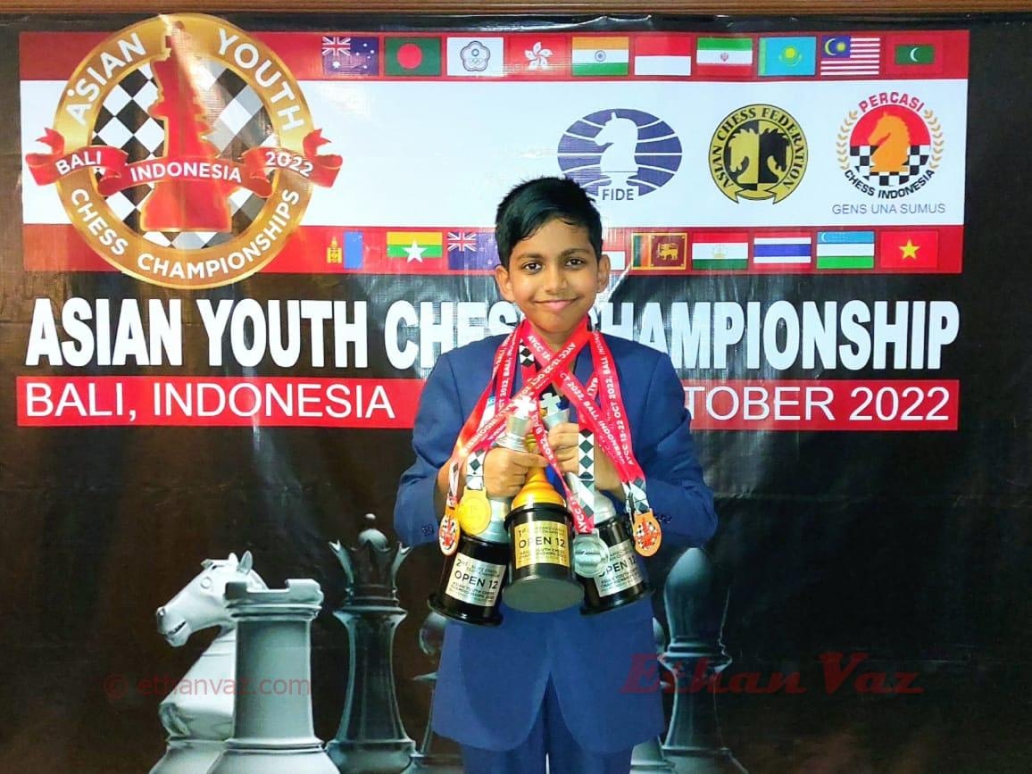 Ethan Asian Youth Chess Championshiop 2022