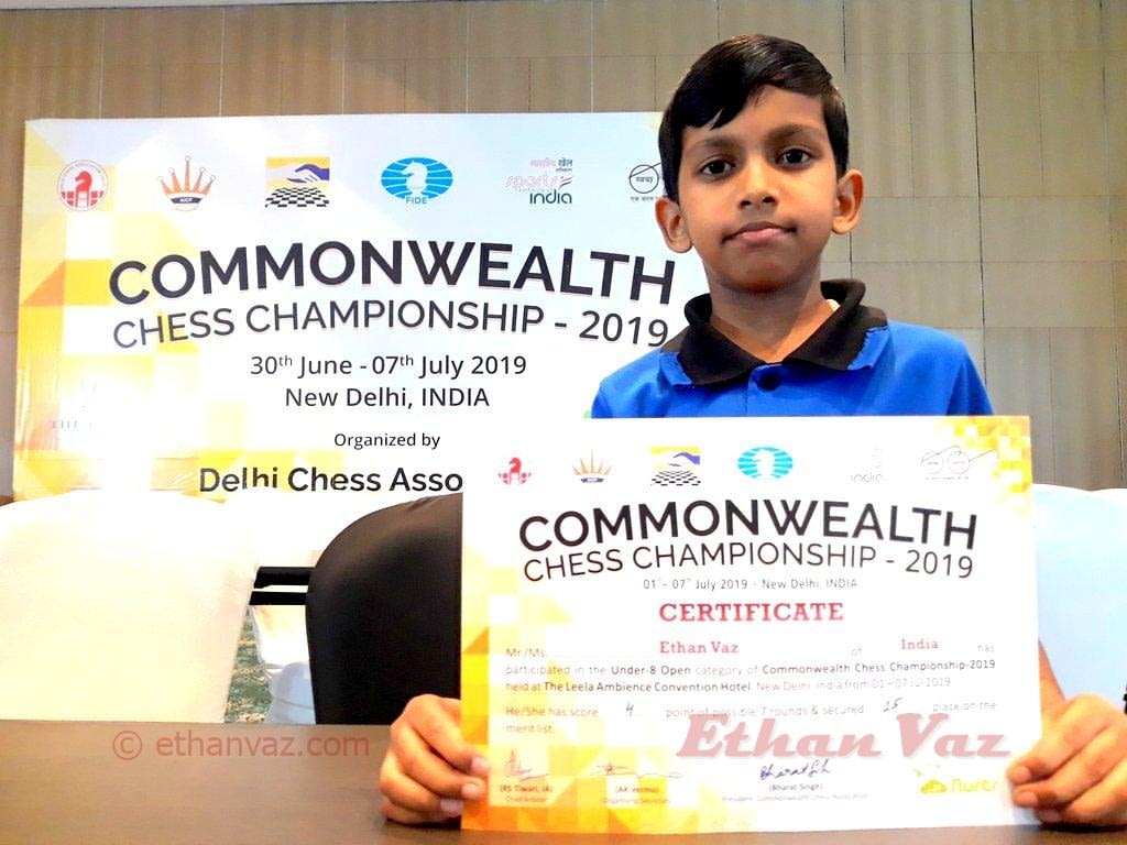 Herald: ON TOP OF THE WORLD: Goa's Ethan Vaz becomes World No. 1 in U-12  Blitz category